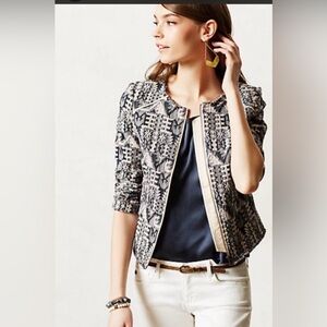Hei Hei for Anthropologie Tinsley Faifo textured jacquard jacket